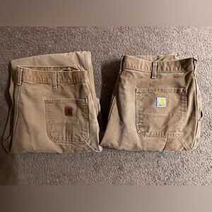 2 carhartt pants $25 for 2